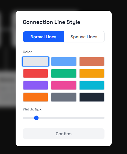 Connector Line Customization